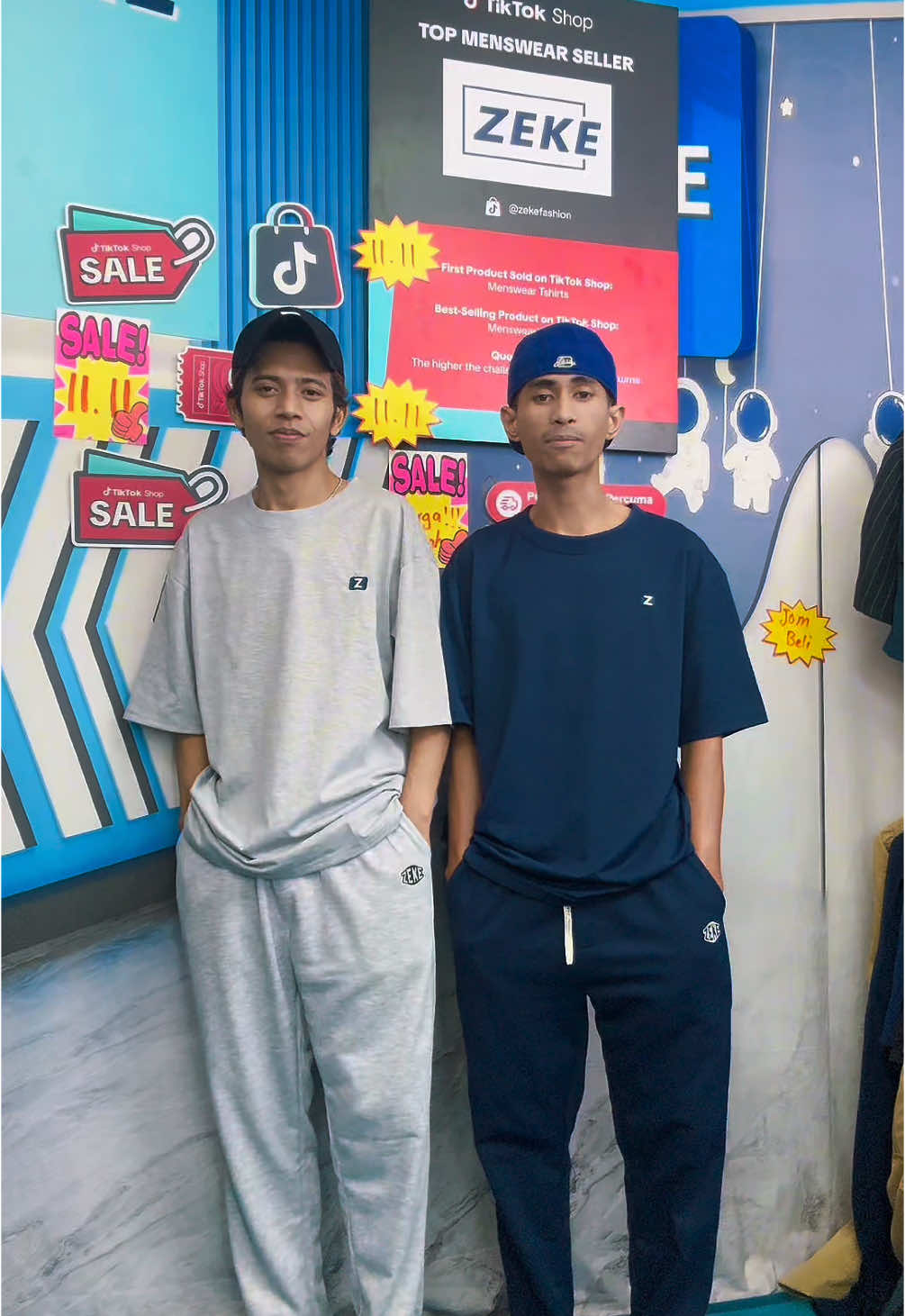 T-shirt and seluar combo set #zeke #fashion #combo #set #fyp 