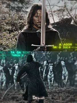 Aragorn vs Jon Snow | #edit #fyp #wis #lotr #got 