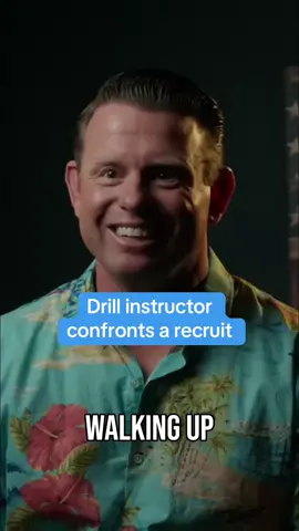 This guys energy is awesome 😂 #marines #veteran #military #bootcamp #militarystories 