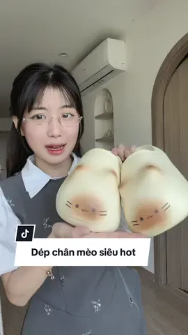 Em dép chân mèo này bên ngoài xinh xỉu các bác ạ #hoaihayho #reviewdogiadung #depxinh #depnu #depthoitrang 