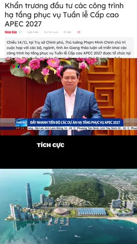 “Phải đẩy nhanh, làm thật, làm hiệu quả” – Thủ tướng chỉ đạo cho APEC 2027 tại Phú Quốc Những ngày này, Phú Quốc đang chuyển mình mạnh mẽ. Từng tuyến đường, từng hạng mục hạ tầng đều được thúc đẩy với tinh thần khẩn trương. Trong cuộc họp với các bộ ngành, Thủ tướng nhấn mạnh yêu cầu “đảm bảo tiến độ, chất lượng, và hình ảnh một Phú Quốc sáng – xanh – sạch – đẹp để đón APEC 2027”. Đó không chỉ là lời chỉ đạo, mà còn là định hướng cho hành trình phát triển của đảo ngọc. Từ đường trục chính, hệ thống xử lý nước thải, metro – sân bay – cảng biển, đến các dự án điện và chỉnh trang cảnh quan… tất cả đang được đẩy tốc độ. Không khí làm việc ở Phú Quốc lúc này mang một năng lượng rất rõ: quyết tâm hoàn thiện hạ tầng để sẵn sàng đón các nhà lãnh đạo kinh tế hàng đầu thế giới. APEC 2027 không chỉ tạo áp lực về tiến độ, mà còn mở ra một cơ hội lớn để Phú Quốc bứt phá, nâng tầm vị thế và xây dựng nền tảng phát triển bền vững trong nhiều năm tới. #APEC2027 #ThuTuong #PhuQuoc #HaTangPhuQuoc #PhuQuoc2027   