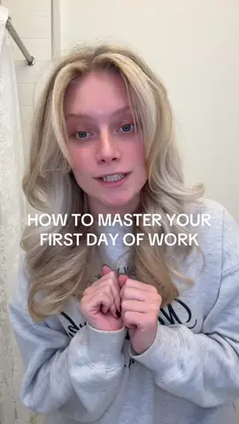 My tips on how to master your first day of work!!!💼 #firstdayofwork #corporate #corporateadvice #postgrad #newjob 