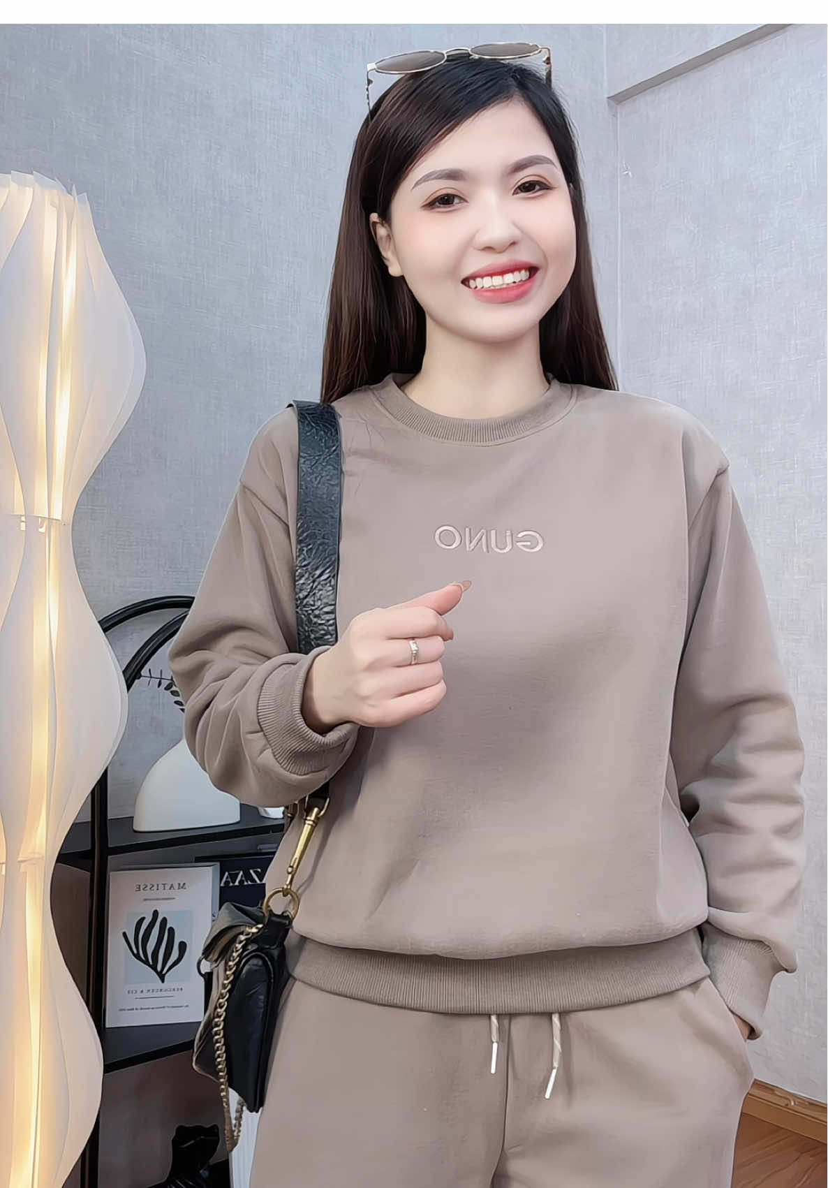 Bộ nỉ lót lông NHUNG guno #tranghaycuoi #boni #boninamnu #bonilotlongnhung #guno 