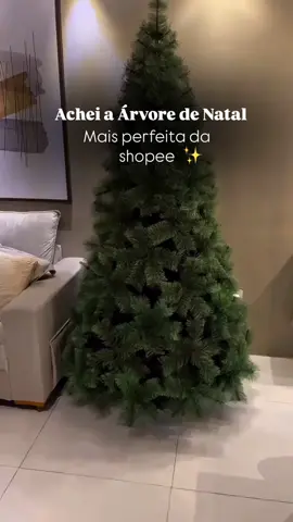 árvore de natal 210cm e 1150 galhos para deixar seu Natal lindo ✨✨ #foryou #achadinhos #shopee 