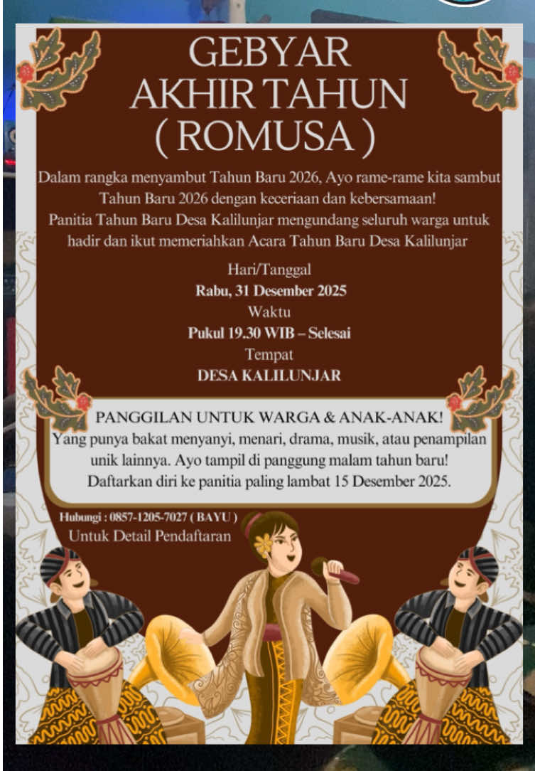 Bismillah semoga berjalan lancar  #tahunbaru #banjarnegara #pejawaran #romusa #karangkobar 