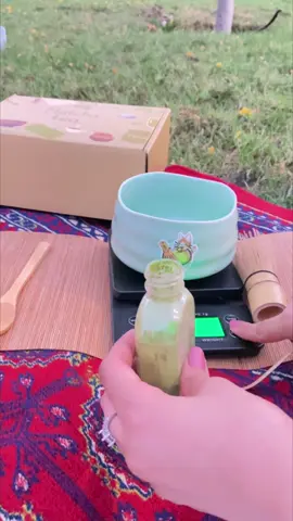 ماتشا💚💚#ماتشا #حديقه #اخضر💚 #fyp #like 