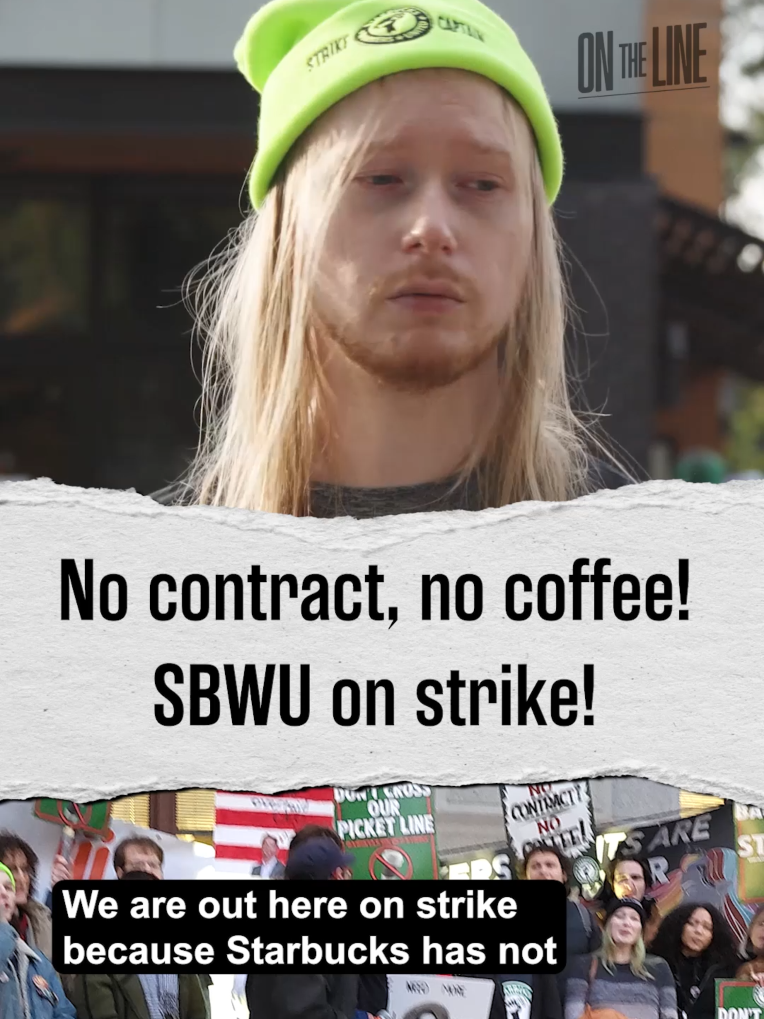 Union Starbucks workers with @sbworkersunited have begun their ULP strike against the company in over 40 cities across the country. While Brian Niccol, the company's CEO, makes more than 6,666 times the median worker's pay, they call workers unreasonable for demanding a living wage. Workers are asking everyone to support their strike and to NOT BUY STARBUCKS at any location!