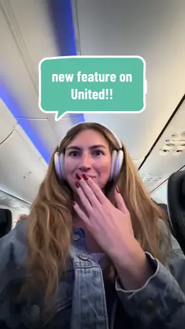 did anyone else know you could do this now?? thank you @United Airlines !!  #airlinefeatures #traveltips #travellover 