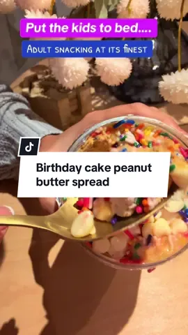 #birthdaycakepeanutbutter #flavoredpeanutbutter #mixinpeanutbutter