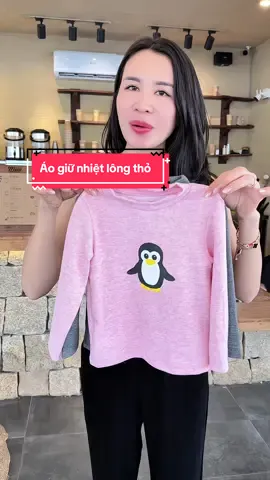 Áo giữ nhiệt lông thỏ cổ 3p