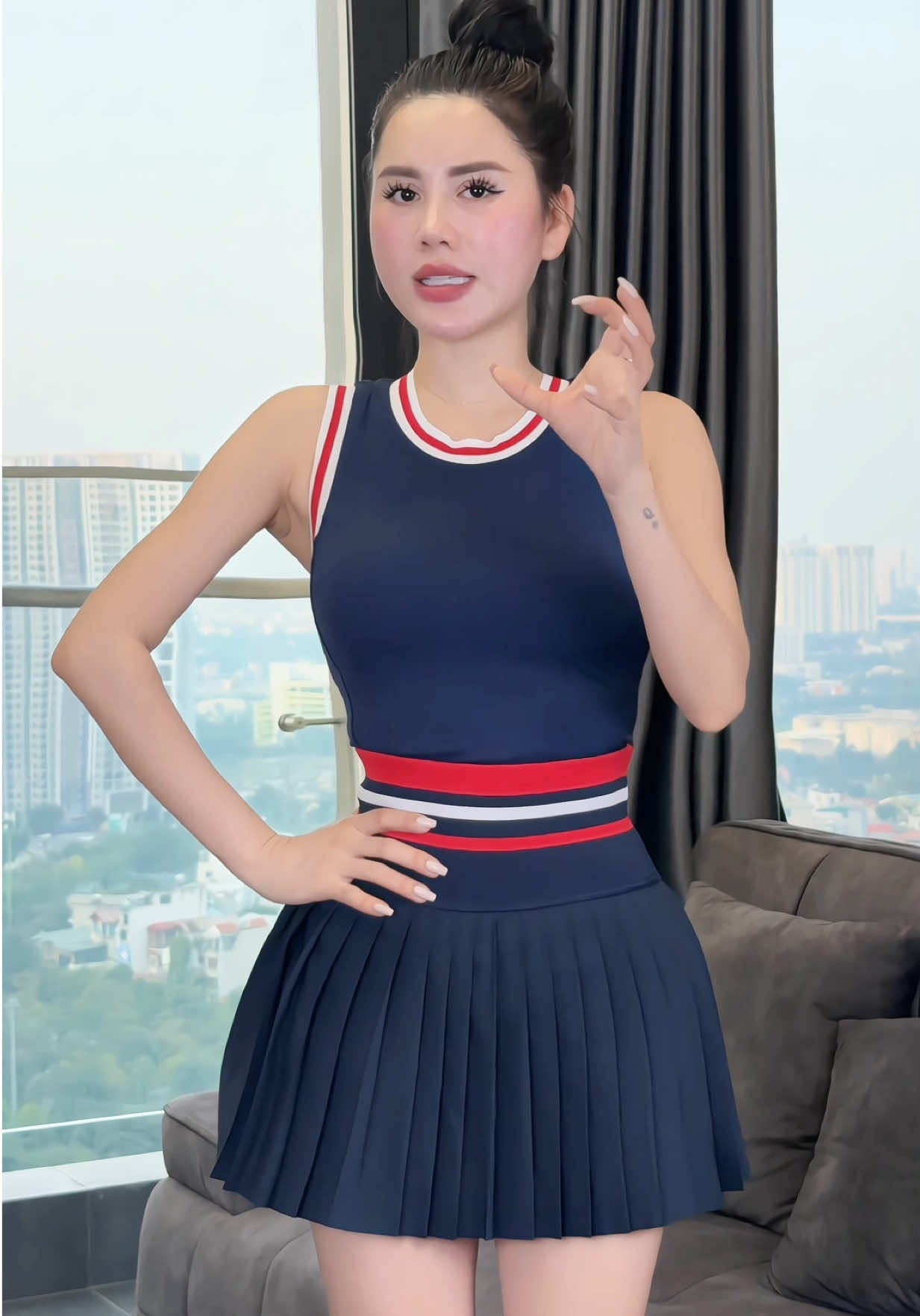 Váy thể thao xinh iu cho ce #quynhchana #viral 