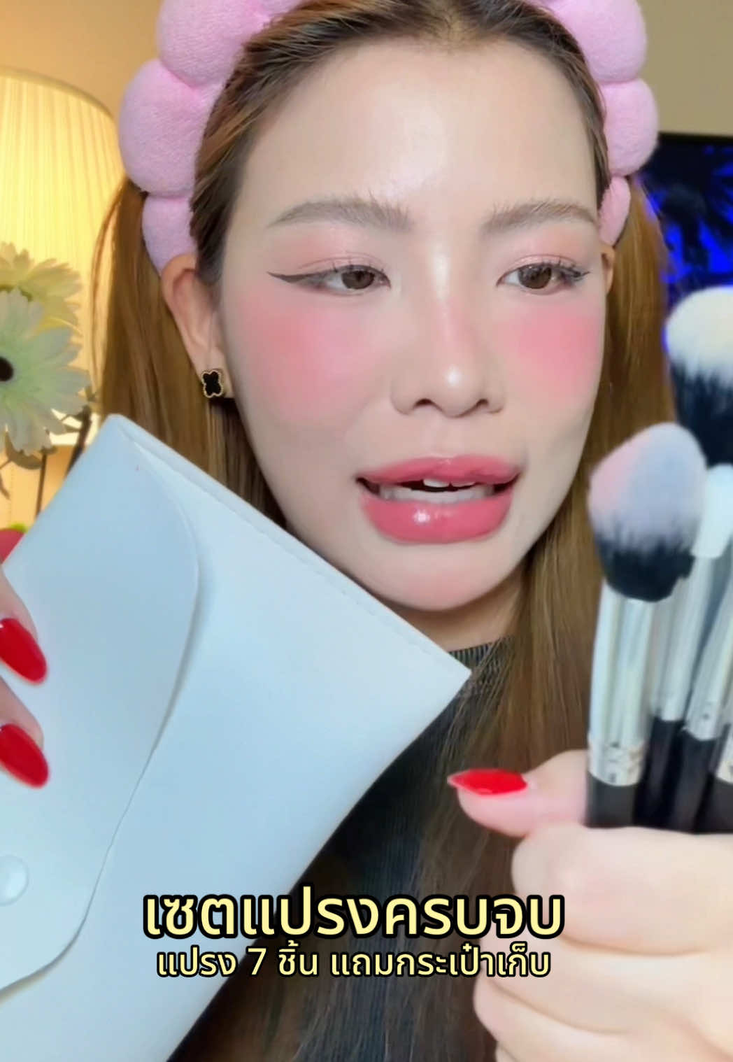 เซตเดียวแต่งได้ทั้งหน้า ใช้ง่ายมาก #แปรงแต่งหน้าOukeya #OukeyaBrush #เซตแปรงแต่งหน้า #ขนนุ่มมาก 