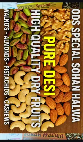 ODS Special Sohan Halwa | Pure Desi High Quality Dry Fruits | Walnuts, Almonds, Pistachios & Cashews