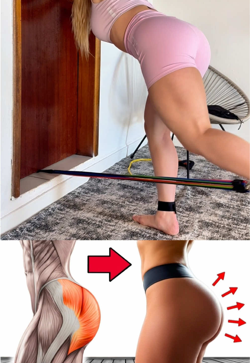 Treine todo o corpo em casa com esse kit de elásticos disponível aqui no tiktok shop 😍❤️🙋🏼‍♀️ . #elastico #treinoemcasa #Fitness #treino #gluteo 