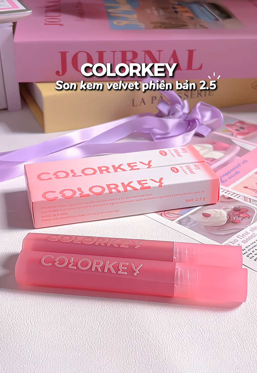 Son màu xinhh iu quá, rinhh liền để lên đồ chụp choẹt ngày Noel thoaiii #colorkey #sonnhungcolorkey #reviewlamdep #sonli #sonnhungli 