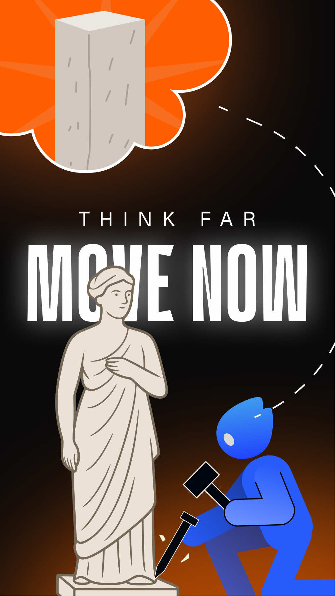 Great things are built piece by piece. One day, one decision, one step at a time. Dream far. Plan clear. Act now.