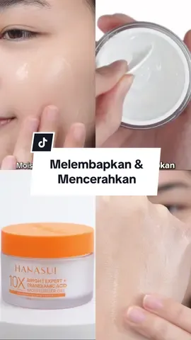Cuma pake Moisturizer tapi lembap dan cerah sekaligus🧡#Hanasui #HanasuiSkincare #HanasuiMoisturizer #MoisturizerGameChanger 