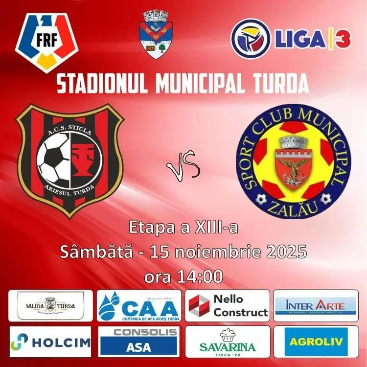 Sticla Arieșul Turda joacă mâine pe teren propriu, după 12 meciuri în actuala ediție a Ligii 3 de fotbal, în care nu a cunoscut victoria (2 egaluri și 10 înfrângeri), fiind pe ultimul loc în serie, la 6 puncte de penultima clasată. Turdenii îi vor înfrunta pe cei de la SCM Zalău, echipă care înaintea […] Source