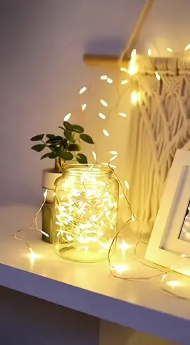 “Ngoài trời không cần ổ điện vẫn sáng rực vì dùng pin dẹp siêu tiện 🔥 Dây đèn LED 3 chế độ, 1–2m nhỏ gọn, decor bàn – kệ – góc chụp ảnh cực đẹp!” #denleddecor #fairylightdomdom #denled1m2m #trangtridep #decorxinh