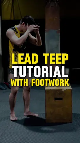 Step-by-Step Lead Teep Tutorial with Footwork. #Muaythai #Muaythaionline #Muaythailearning #MuaythaiTraining