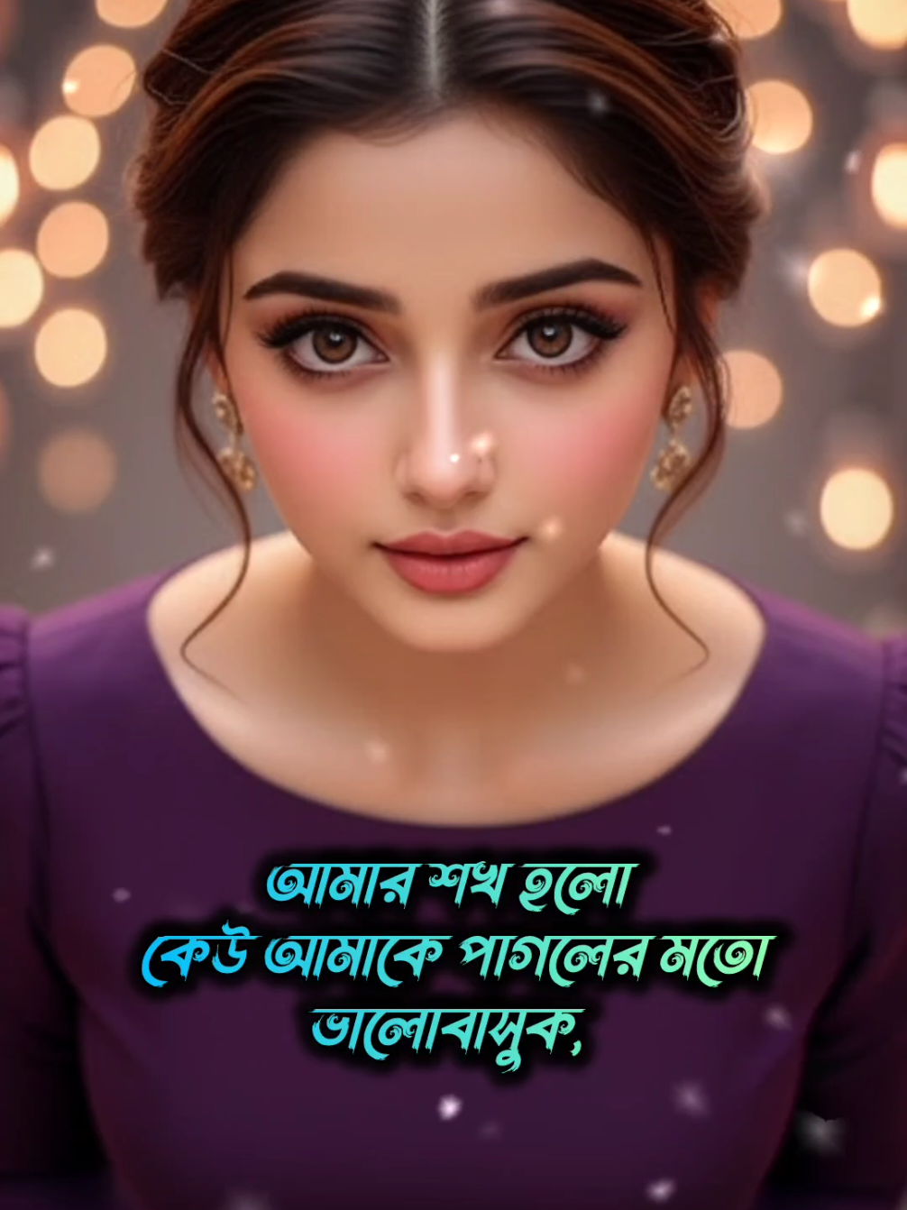 আমার শখ হলো কেউ আমাকে পাগলের মতো ভালোবাসুক!#statusvideo #foryou #followersreelsfypシ゚viralシfypシ゚viralシ #viraltiktok #creatorsearchinsights 