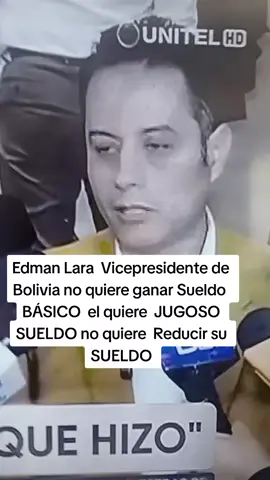 Edman Lara Vicepresidente de Bolivia 🇧🇴