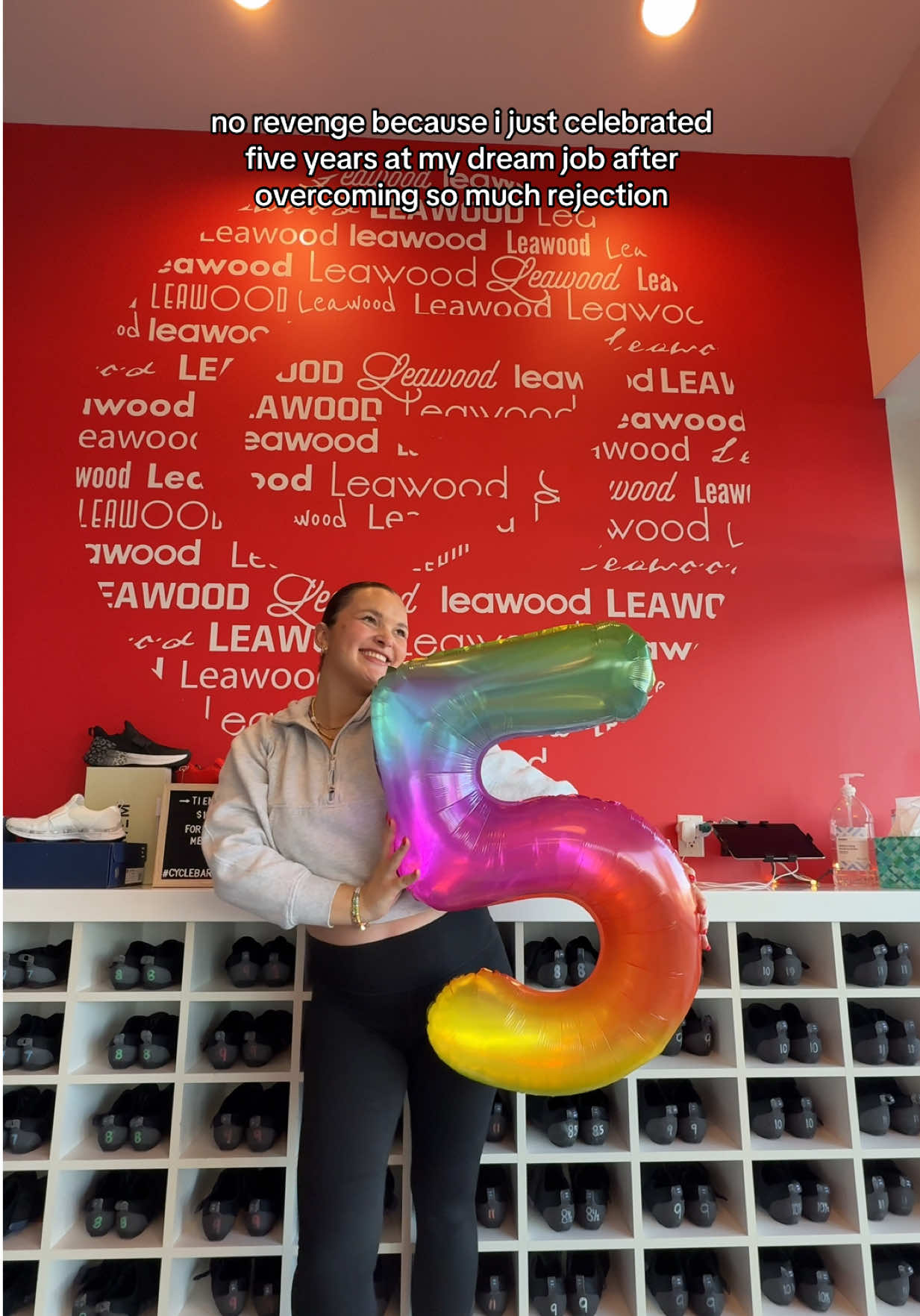 five years ago today i became a spin instructor 🥹🫶🏻💕 after being rejected by flywheel, soulcycle, peloton, cyc, and so many others (lol i swear i am good at this job) NEVER GIVE UP!! 💫 #fitnessinstructor #groupfitness #spinclass 