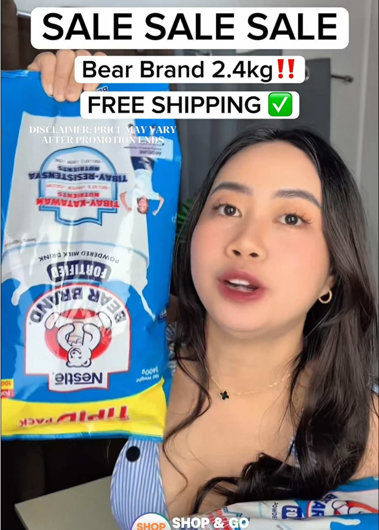 Bear Brand Fortified 2.4kg #bearbrand #nestle #grocerybundlepackage #tiktokshop #CerealCerdik 