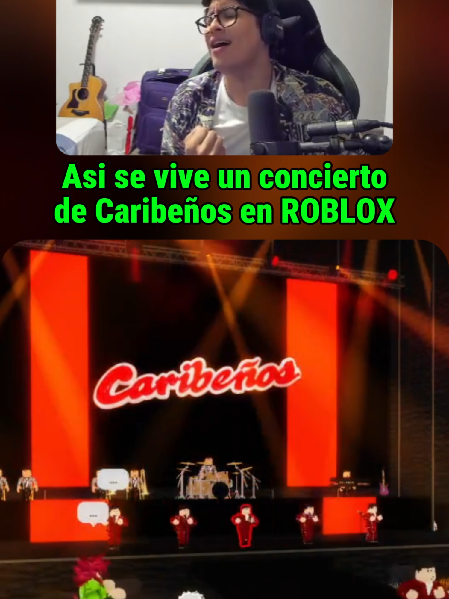 Cantando para los Caribeños en Roblox #Cumbia #cumbiaperuana #caribeñosdeguadalupe #roblox