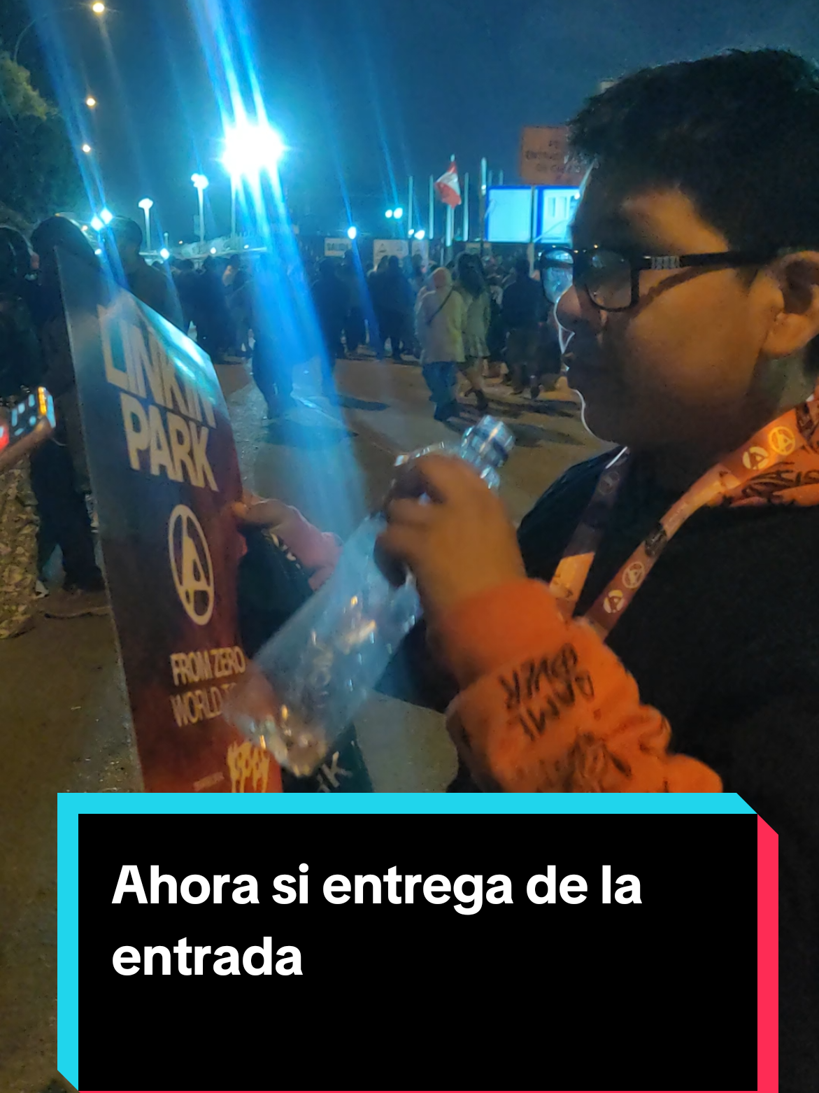 #sorpresa #linkinparkperu2025 #linkinpark Ahora si entrega de la entrada para el concierto