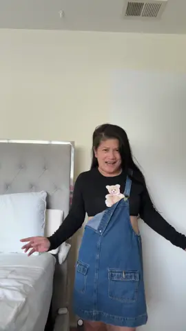 Overall dress is my fave #overalldress #falloutfitinspo #edikted #tiktokshopcreatorpicks #tiktokshopsparkcreator 