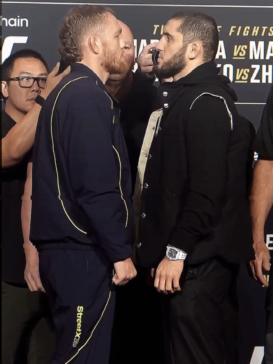 Face Off antara Islam Makhachev vs Jack Della Maddalena semakin memanas🔥🔥 #islammakhachev #jackdellamaddalena #ufc322 #jjcombat 
