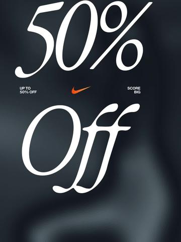 Lock in up to 50% off Nike. Valid until 2 Dec 9am CET while stocks last.