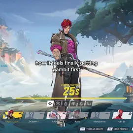 the people who leave when they don’t get him make me crack tf UPPP and i’m literally ragin cajun u think u can take gambit from me 🫩 #marvelrivals #gambit #rogue #fyp #viral 