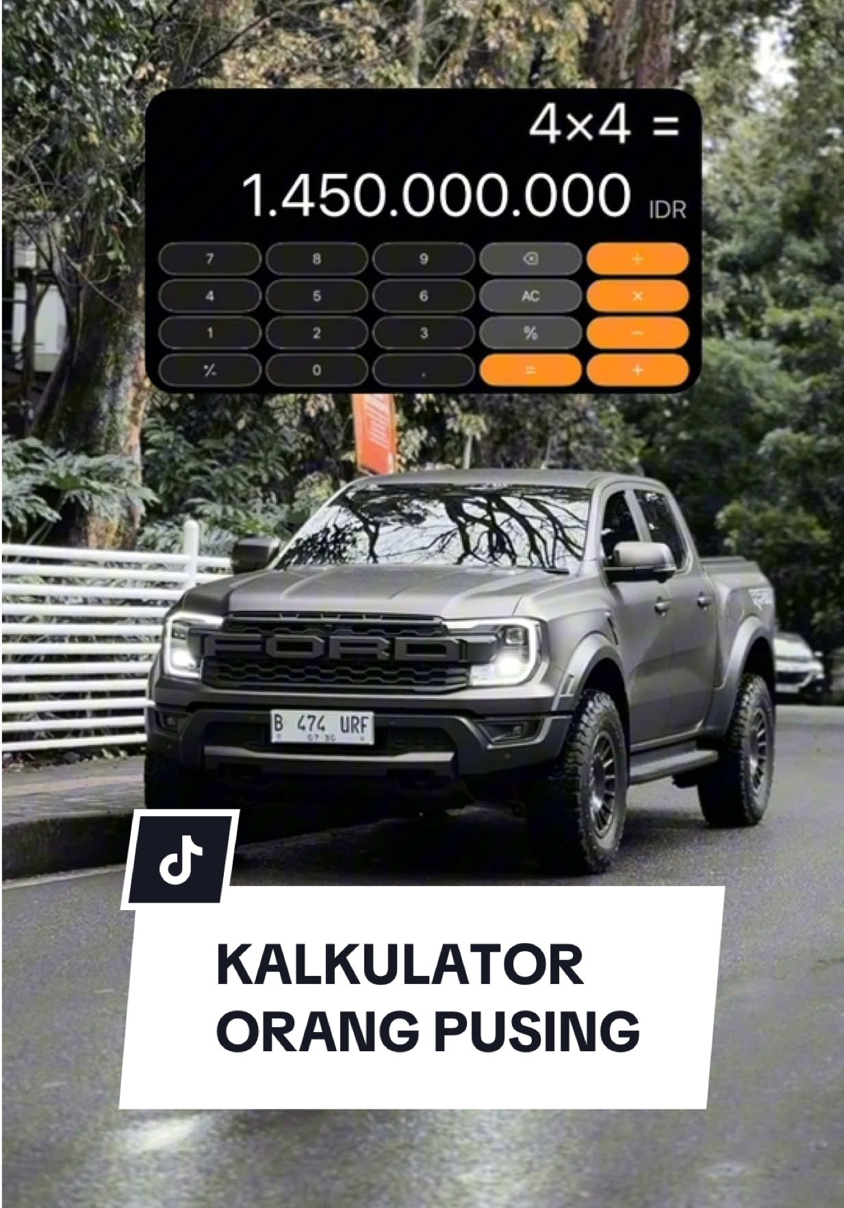 Membalas @Ehee~ Kirain 4x4 itu 16, ternyata Raptor 3.0 V6 🥲 #USDM 