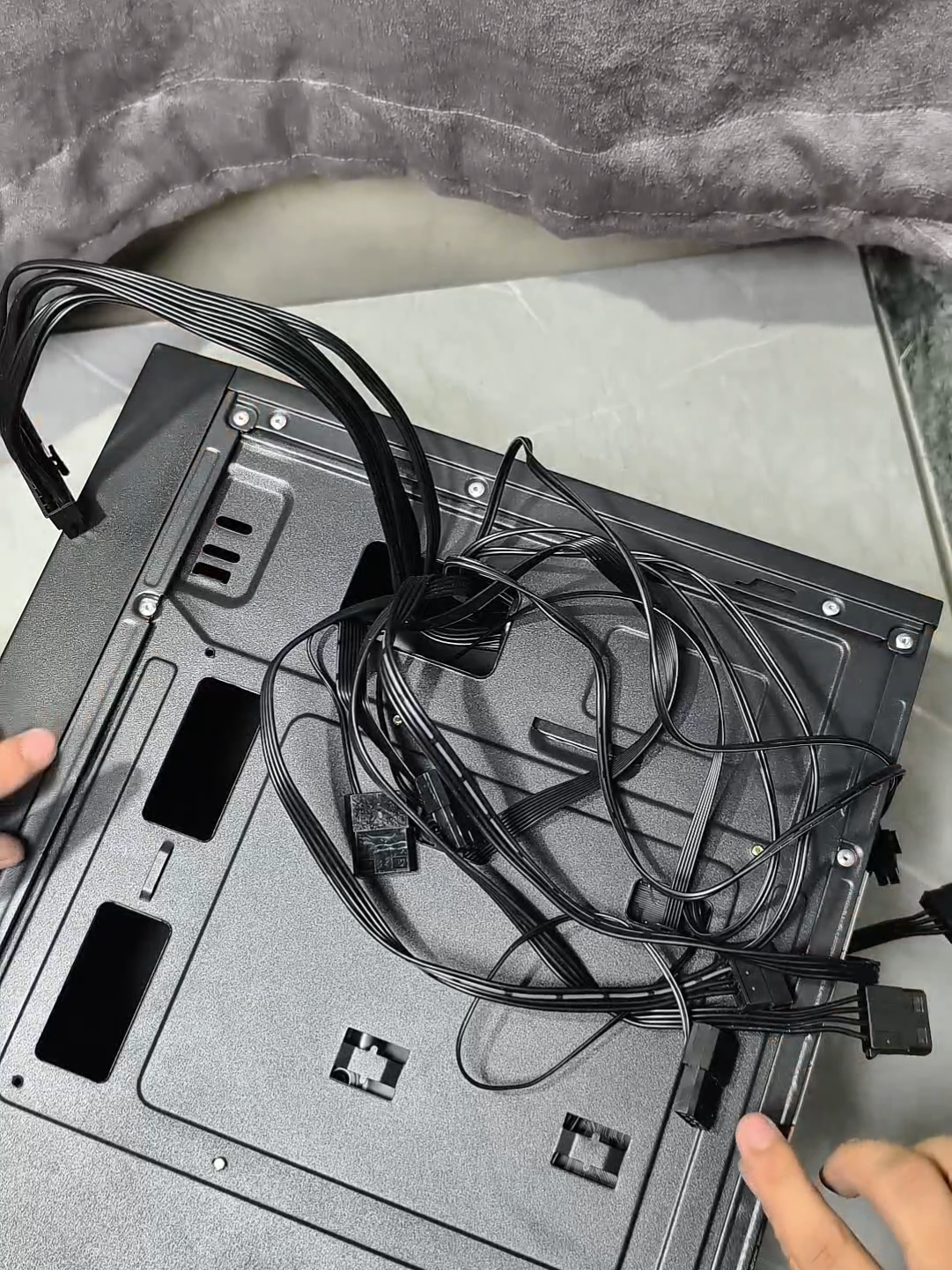 Basic Cable Management for computer build.  Language: Bisaya #foryoupage #fyp #cebu #philippines #bisaya 