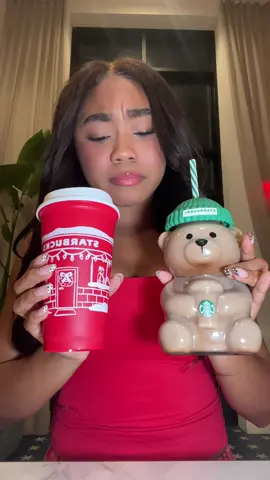 Which one would you choose?!🧸❤️ @Starbucks #relatable #starbucks #redcup #bearcup 