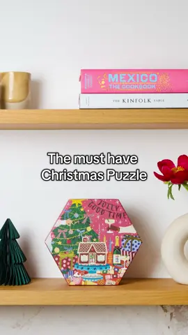 We are in love! 🥰 🎄Introducing Jolly Good the must have Christmas puzzle in our new hexagon shape created by the talented Bronte Jasica from Studio Bronte.  NZ and AUS: Pre-order available now, dispatch in 26 Niv NZ: Coming to Amazon UK soon