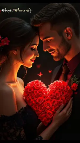 Dans tes bras, chaque instant est une rose qui s’épanouit 🌹❤️ #amour #amoureternel #romantique 