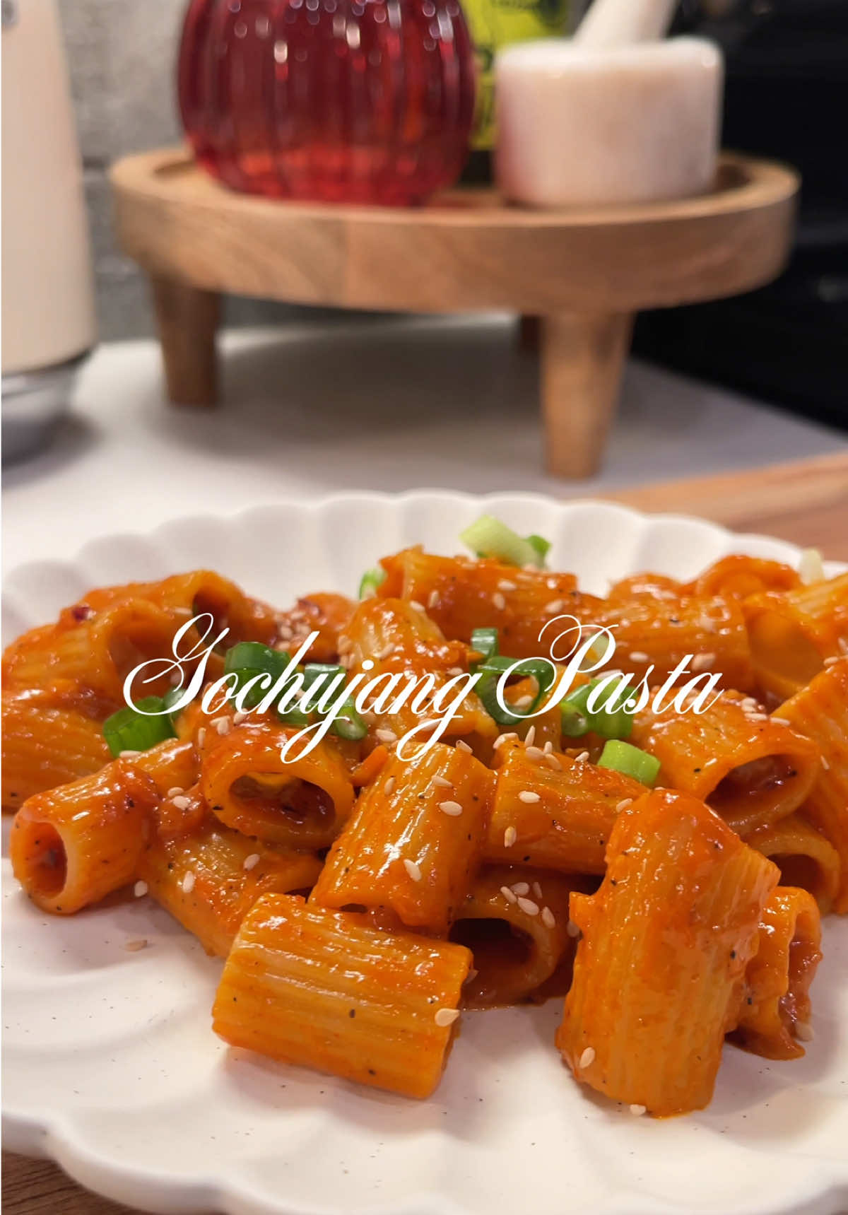 Gochujang Pasta 🍝 #gochujang#gochujangpasta#dinneridea#dinnerwithme#dinnertime 