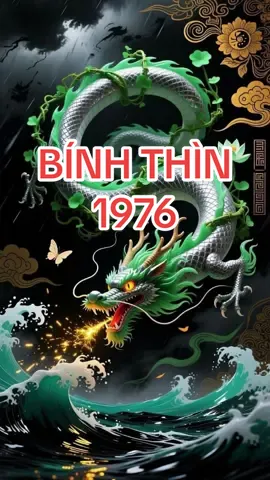 BÍNH THÌN 1976 Chưa bao giờ biết gục ngã  #tuvituongso  #phongthuytamlinh  #xuhuong  #xuhuongtiktok  #binhthin1976 