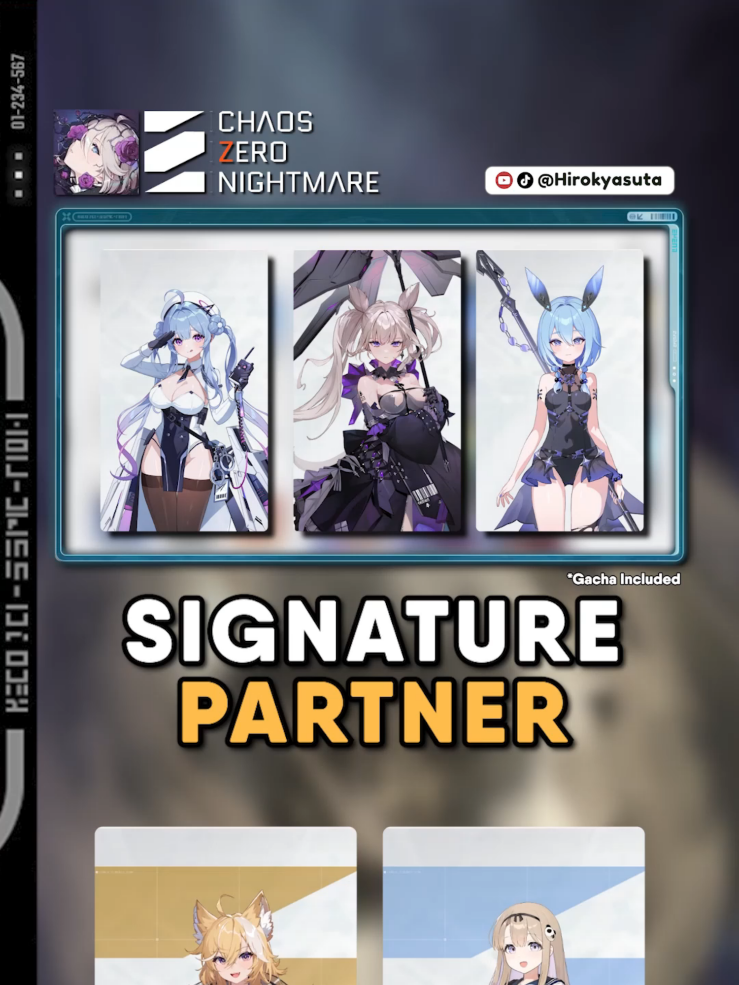 PARTNER KOMBINASI AGENT CHAOS ZERO NIGHTMARE #ChaosZeroNightmare#CZNCreator#CZN
