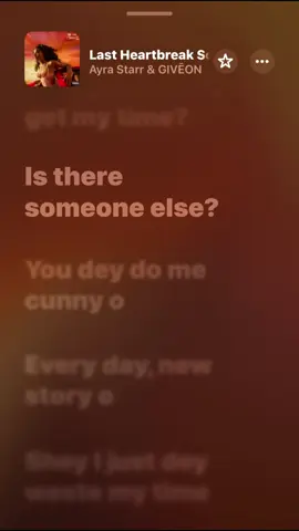 Wish you were in my shoes rn🥺🥀#ayrastarr #lastheartbreaksong #naijatiktok #trendingsong #lyrics_songs 