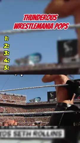 thunderous wrestlemania pops: WWE Top 5 #WWE #wrestling #returns #entrance #WrestleMania