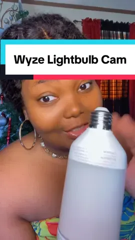 Discrete And High Quality Security without the subscription cost #wyze #wyzesecurity #lightbulbcam #tiktokshopblackfriday #fyp 