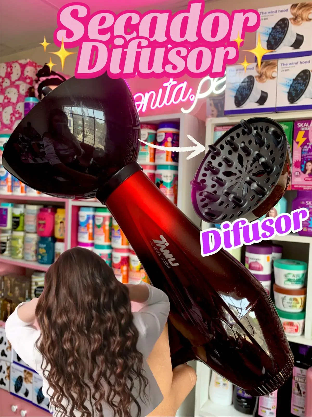 ‼️SECADOR + DIFUSOR + PEINES   ‼️ Amigo emprendedor si también deseas el tuyo deja un comentario aquí abajito - - - - - #secador  #centrodelima #difusor  #ondas #pormayor 