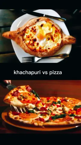 pizza vs khachapuri #georgia #italy #pizza #khachapuri #trend#trending #trend