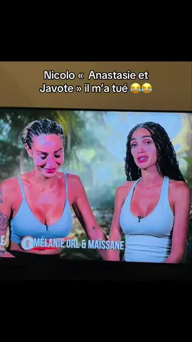 Les clash de Nicolo  #labataillelamaledictiondelile #labatailletf1 #maissane #nicolo  Nicolo et Maïssane dans la bataille la malédiction de l’île