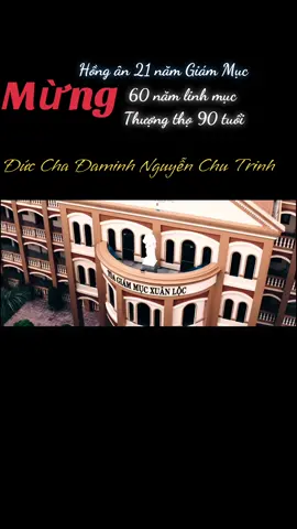 “Khắp trái đất hãy tung hô Thiên Chúa. Ca vang lên mừng Thánh Danh rạng ngời. Muôn muôn loài hãy quỳ lạy suy tôn. Nào dâng lời chúc tụng tôn vinh” Trong tâm tình tri ân và cảm tạ, chúng con hân hoan mừng tuổi thượng thọ 90 của Đức cha Đaminh Nguyễn Chu Trinh, vị chủ chăn hiền hòa và khôn ngoan, đã dành trọn cuộc đời phục vụ Thiên Chúa và Hội Thánh:  • 60 năm sống đời Linh mục, tận tụy với đoàn chiên.  • 21 năm thi hành sứ vụ Giám mục, dẫn dắt, chăm sóc và yêu thương Giáo phận. #ĐứcChaĐaminhNguyễnChuTrinh #Hồngân21nămgiámmục #60nămlinhmục #Thượngthọ90tuổi #GiáoPhậnXuânLộc 