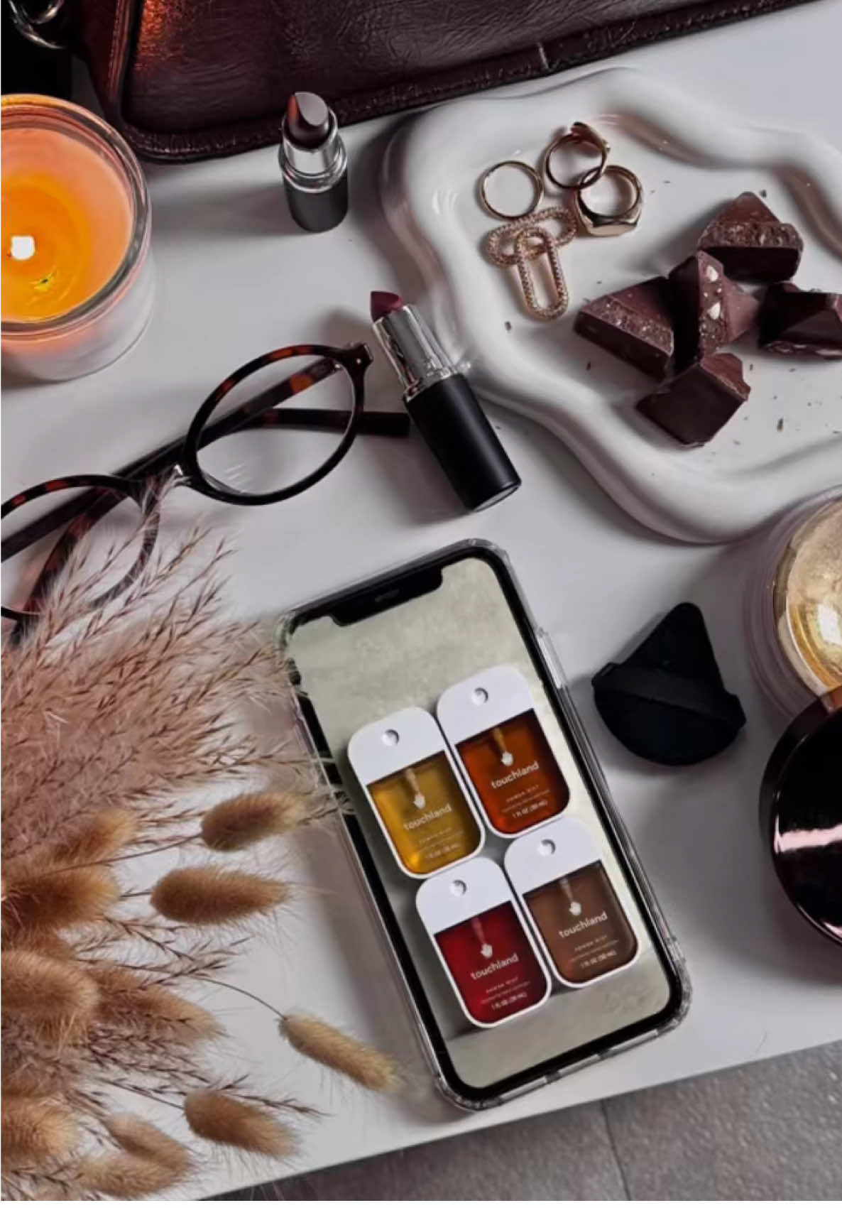 #duet with @innaugc Cozy up with this seasons Limited Edition Touchland Seasonal Hand Sanitizers 🍂🤎  #touchland #seasonal #giftideas #giftguide 